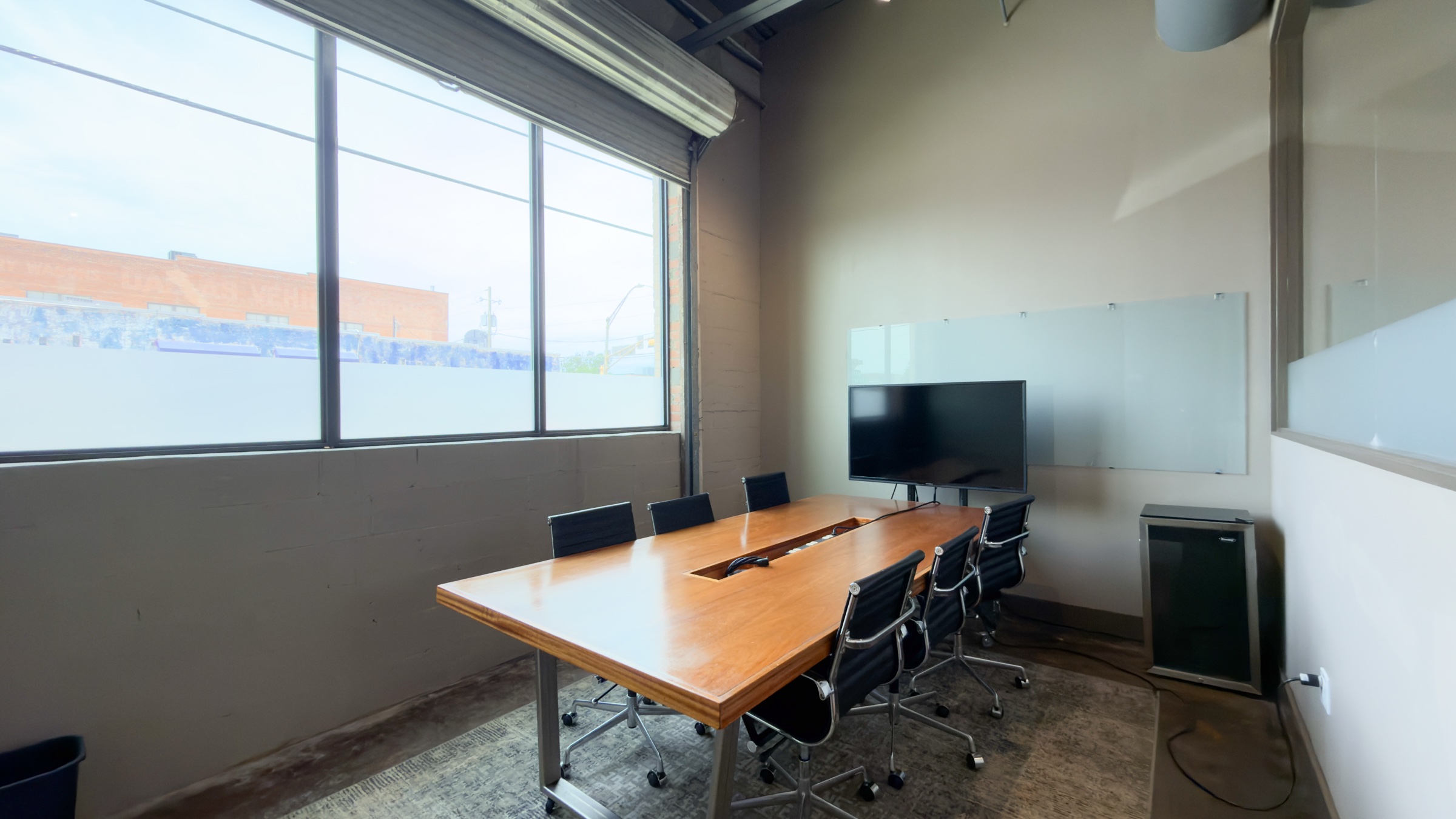 The windowed GeniusDen conference room